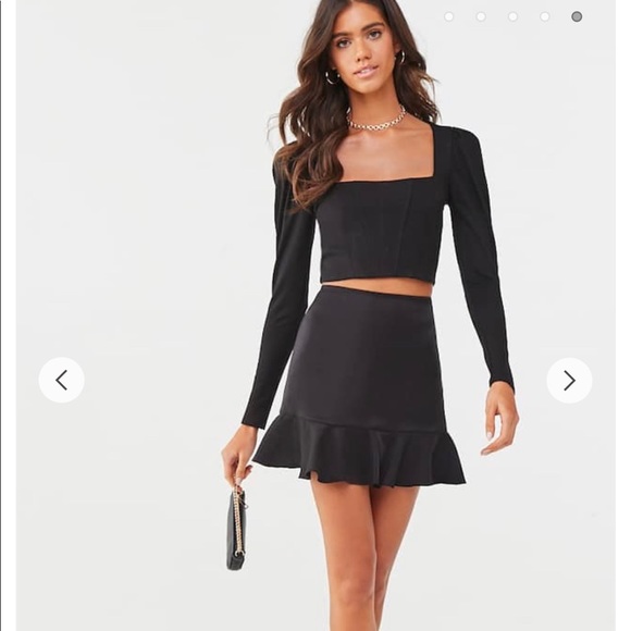 Flounce Mini Skirt - Picture 5 of 6